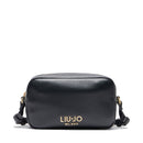 LIU JO Better Schultertasche Kameratasche Schwarz Trommeleffekt