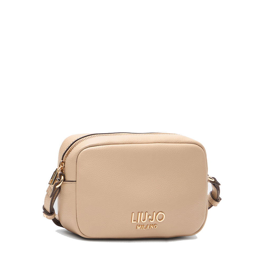 Kameratasche Umhängetasche LIU JO Better Effect Drummed Beige