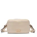 LIU JO Better Schultertasche Kameratasche Cremefarben Trommeleffekt