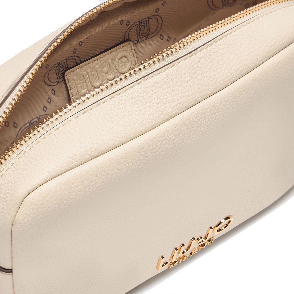Camera Case a Tracolla LIU JO Better effetto Bottalato color Crema