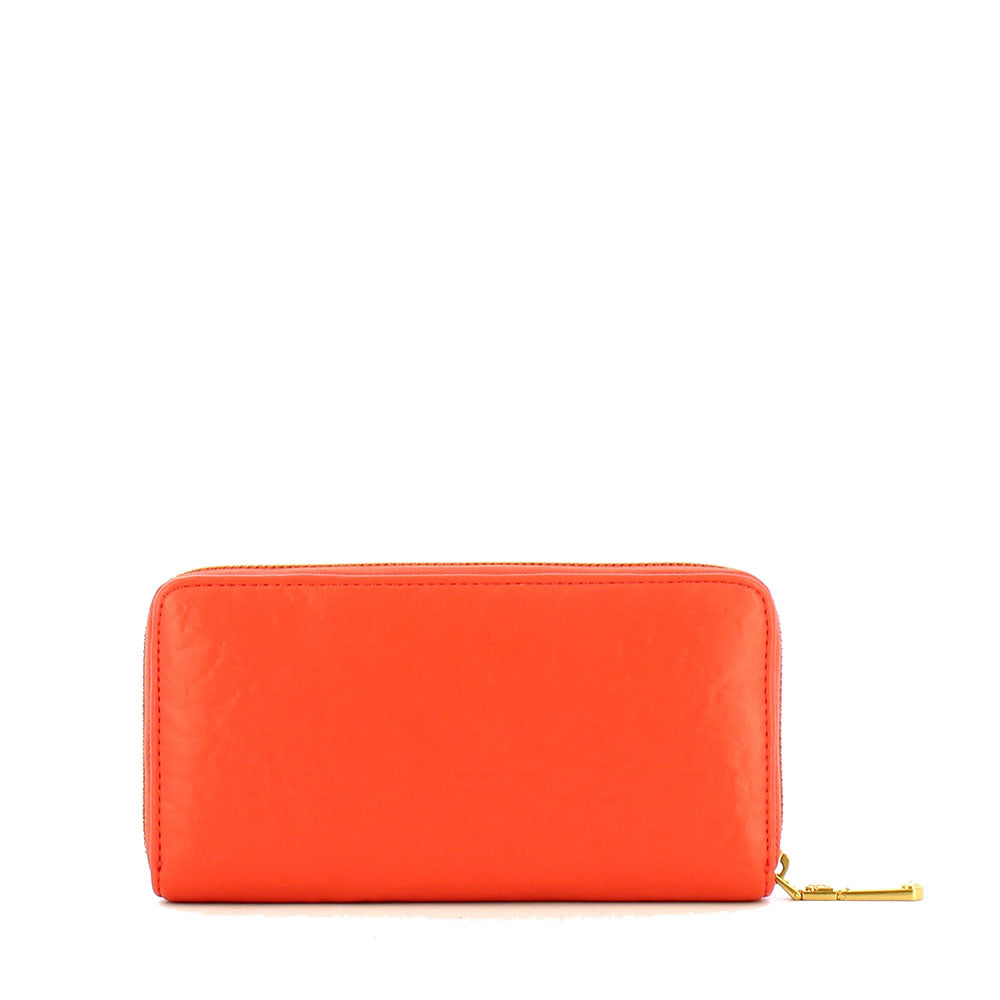 Portafoglio Donna Zip Around LIU JO Better La Puffy Arancione