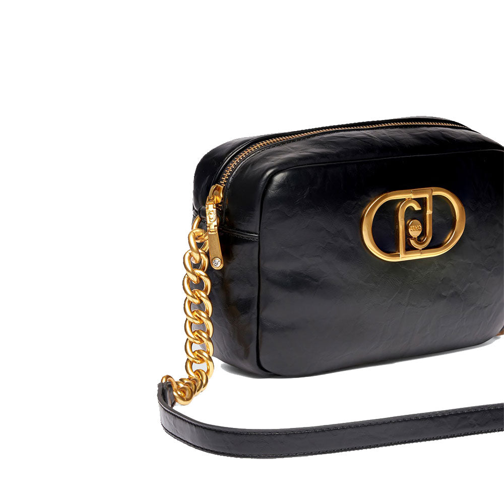 LIU JO Better Schultertasche La Puffy Black Line