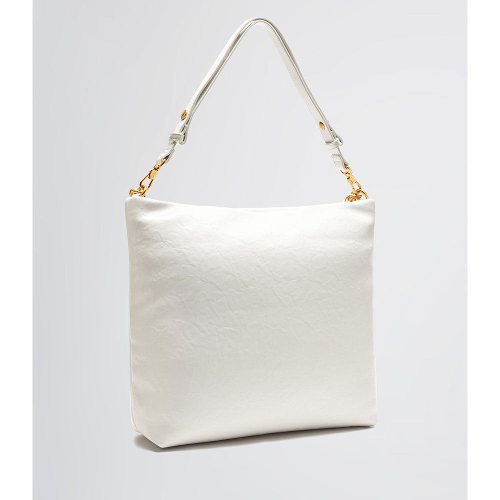 LIU JO Better Schultertasche La Puffy Off White Line