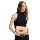 Borsa Media a Spalla con Pattina LIU JO Better linea La Puffy Rosa Cipria