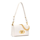 Borsa Media a Spalla con Pattina LIU JO Better linea La Puffy Off White