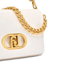Borsa Media a Spalla con Pattina LIU JO Better linea La Puffy Off White