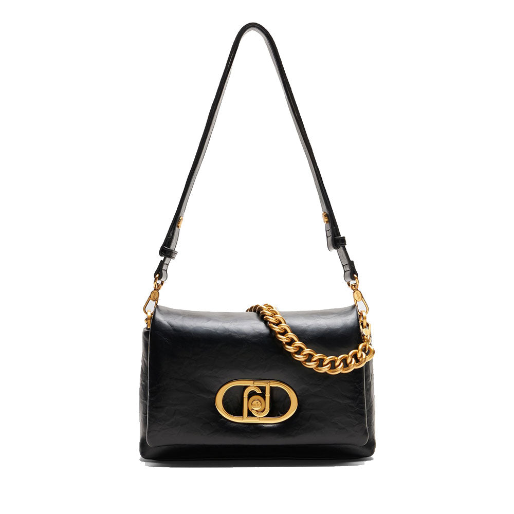 Borsa Media a Spalla con Pattina LIU JO Better linea La Puffy Nero