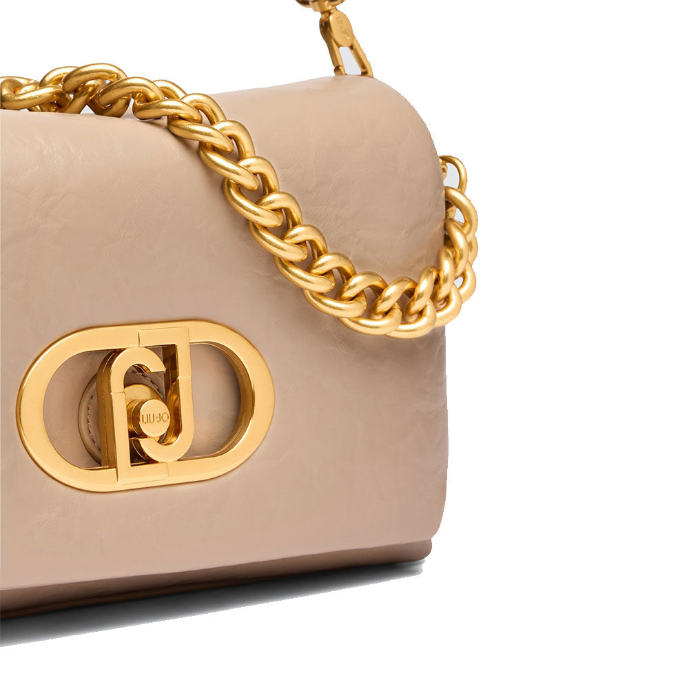 Borsa Media a Spalla con Pattina LIU JO Better linea La Puffy Dark Sand