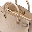 LIU JO 
Shopping Bag mit geprägtem Logo in Beige