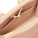LIU JO, Damen Handtasche mit geprägtem Logo in Puderrosa