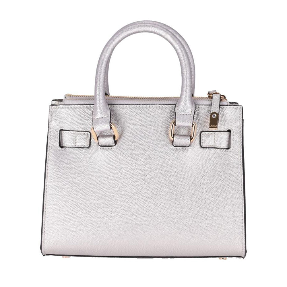 LIU JO
Damen Handtasche mit Logoprägung in Silber