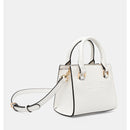 Borsa Donna a Mano Mini LIU JO con Logo in Rilievo Off White