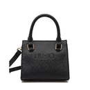 Borsa Donna a Mano Mini LIU JO con Logo in Rilievo Nero