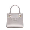 Borsa Donna a Mano Mini LIU JO con Logo in Rilievo Silver