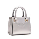 Borsa Donna a Mano Mini LIU JO con Logo in Rilievo Silver
