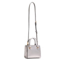Borsa Donna a Mano Mini LIU JO con Logo in Rilievo Silver