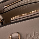 Borsa Donna a Mano Mini LIU JO con Logo in Rilievo Beige
