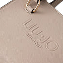 Borsa Donna a Mano Mini LIU JO con Logo in Rilievo Beige