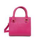 Borsa Donna a Mano Mini LIU JO con Logo in Rilievo Dark Pink