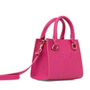 Borsa Donna a Mano Mini LIU JO con Logo in Rilievo Dark Pink
