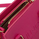 Borsa Donna a Mano Mini LIU JO con Logo in Rilievo Dark Pink
