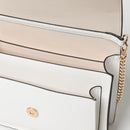 LIU JO Umhängetasche mit geprägtem Logo Off White