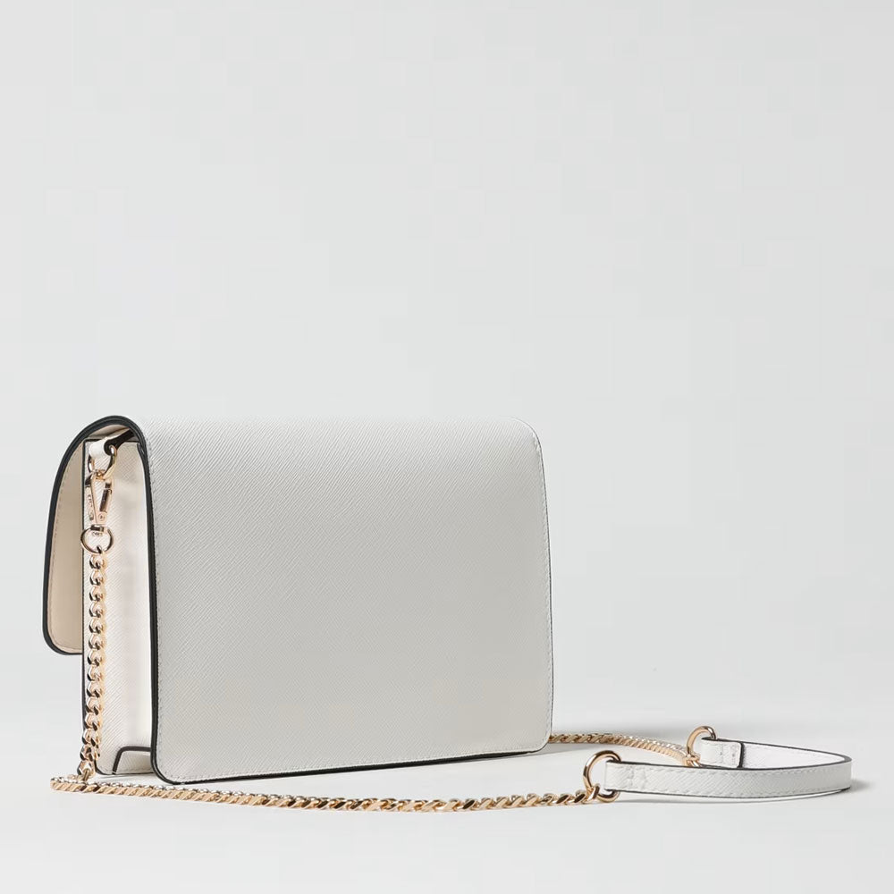 LIU JO Umhängetasche mit geprägtem Logo Off White