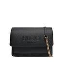 LIU JO Umhängetasche mit geprägtem Logo in Schwarz