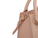 Borsa Donna a Mano Mini LIU JO con Logo in Rilievo Rosa Cipria