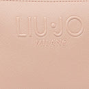 Borsa Donna a Tracolla LIU JO con Logo in Rilievo Rosa Cipria