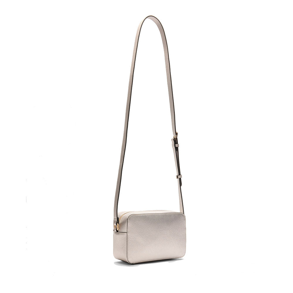 Borsa Donna a Tracolla LIU JO con Logo in Rilievo Silver