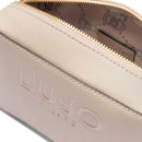 Borsa Donna a Tracolla LIU JO con Logo in Rilievo Beige