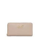 Portafoglio Donna Zip Around LIU JO Effetto Bottalato Beige