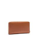 Portafoglio Donna Zip Around LIU JO Effetto Bottalato Marrone