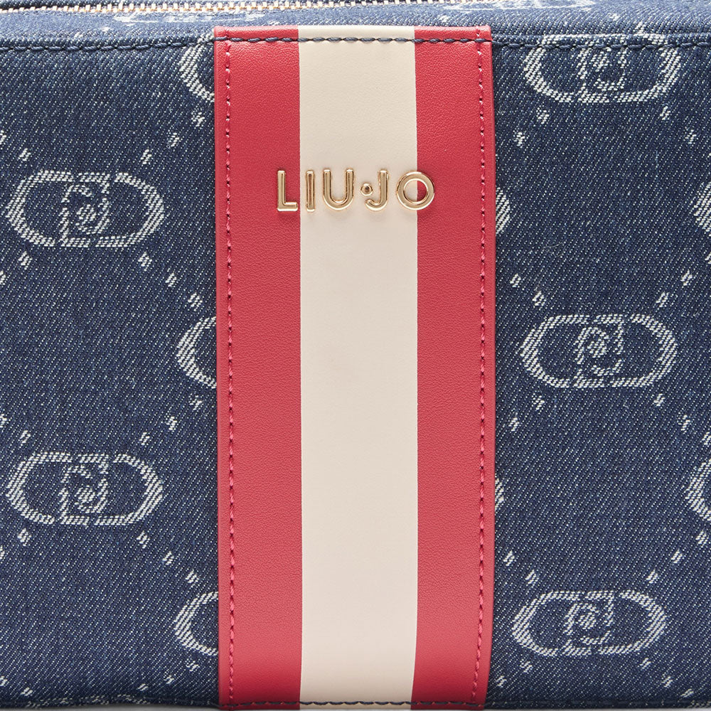 LIU JO
Umhängetasche für Damen aus Denim-Jacquard, Blauer Denim