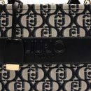 Borsa Donna a Mano LIU JO Better in Tessuto Jacquard Nero