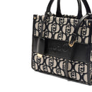 Borsa Donna a Mano LIU JO Better in Tessuto Jacquard Nero