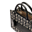 Borsa Donna a Mano LIU JO Better in Tessuto Jacquard Nero