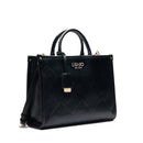 LIU JO Better 
Damen Handtasche groß mit Rautenmuster schwarz