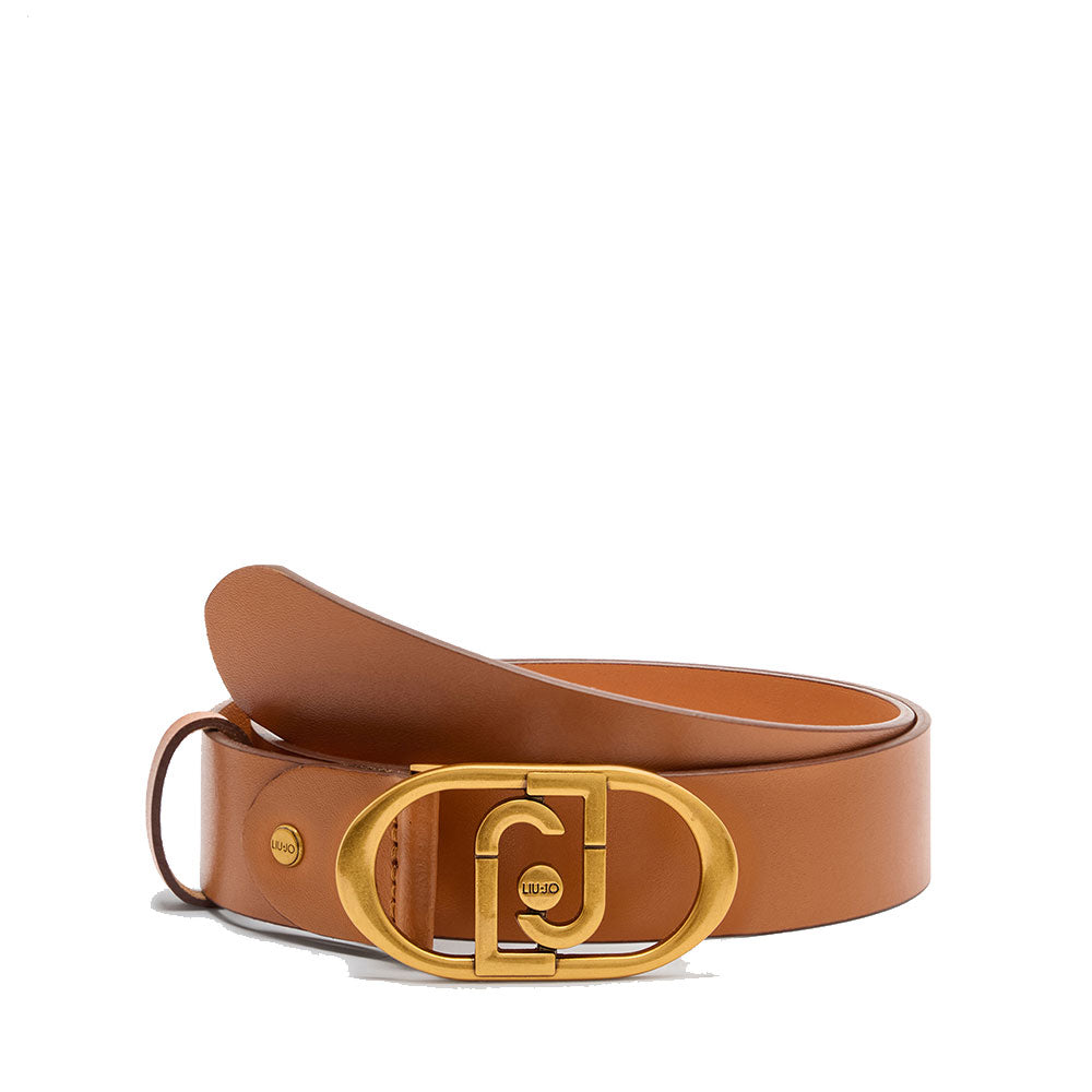 Cintura Donna h 3.5 cm LIU JO La Puffy in Pelle Marrone