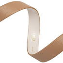 Damengürtel h 3 cm LIU JO Better Beige Trommeleffekt mit Logo-Schnalle