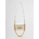 LIU JO, Schultertasche und Crossbody Bag für Damen, Better La Puffy Line, Off White