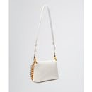 LIU JO, Schultertasche und Crossbody Bag für Damen, Better La Puffy Line, Off White