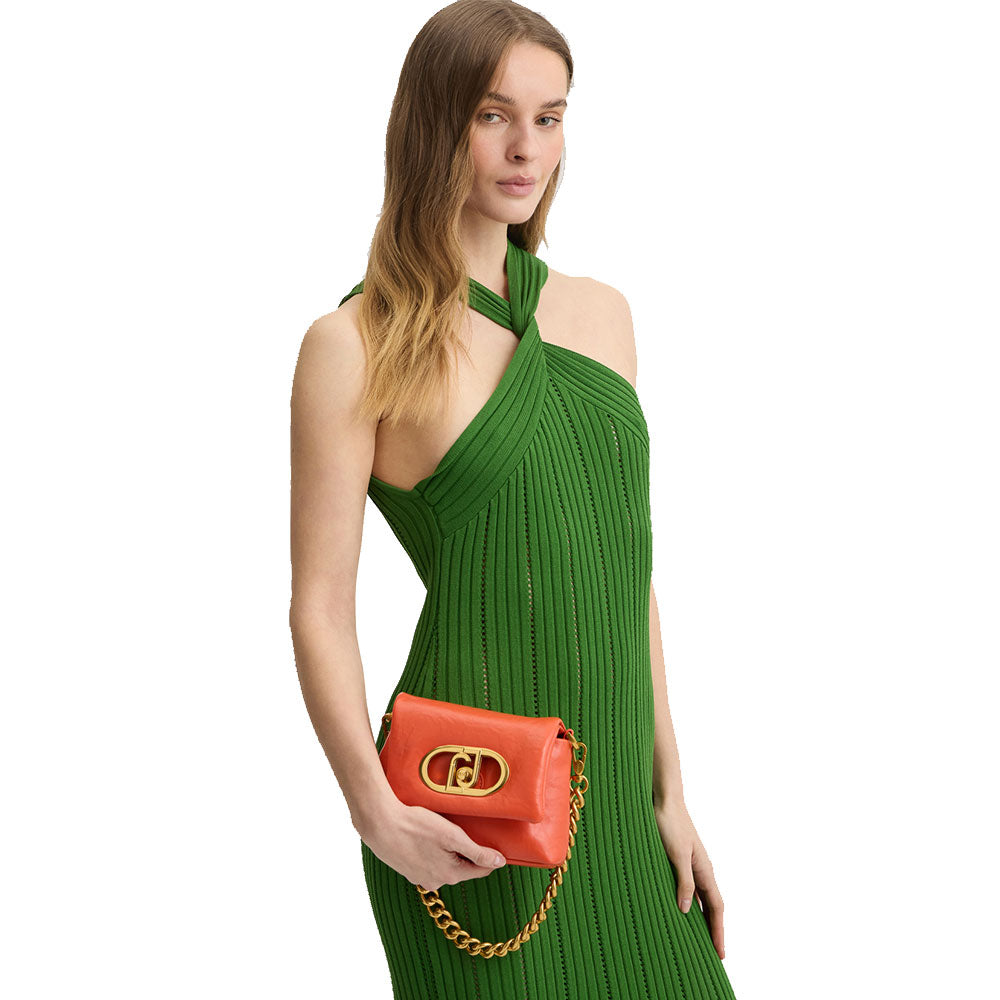 Borsa Donna a Spalla e Tracolla LIU JO Better linea La Puffy Arancione