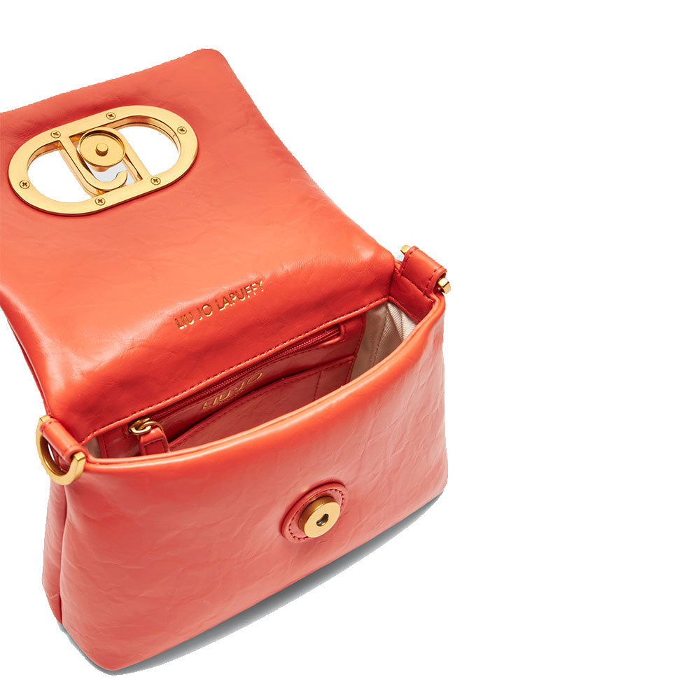 Borsa Donna a Spalla e Tracolla LIU JO Better linea La Puffy Arancione