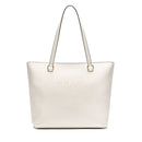 Shopping Bag Donna LIU JO con Logo in Rilievo Off White