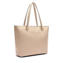 Shopping Bag Donna LIU JO con Logo in Rilievo Beige
