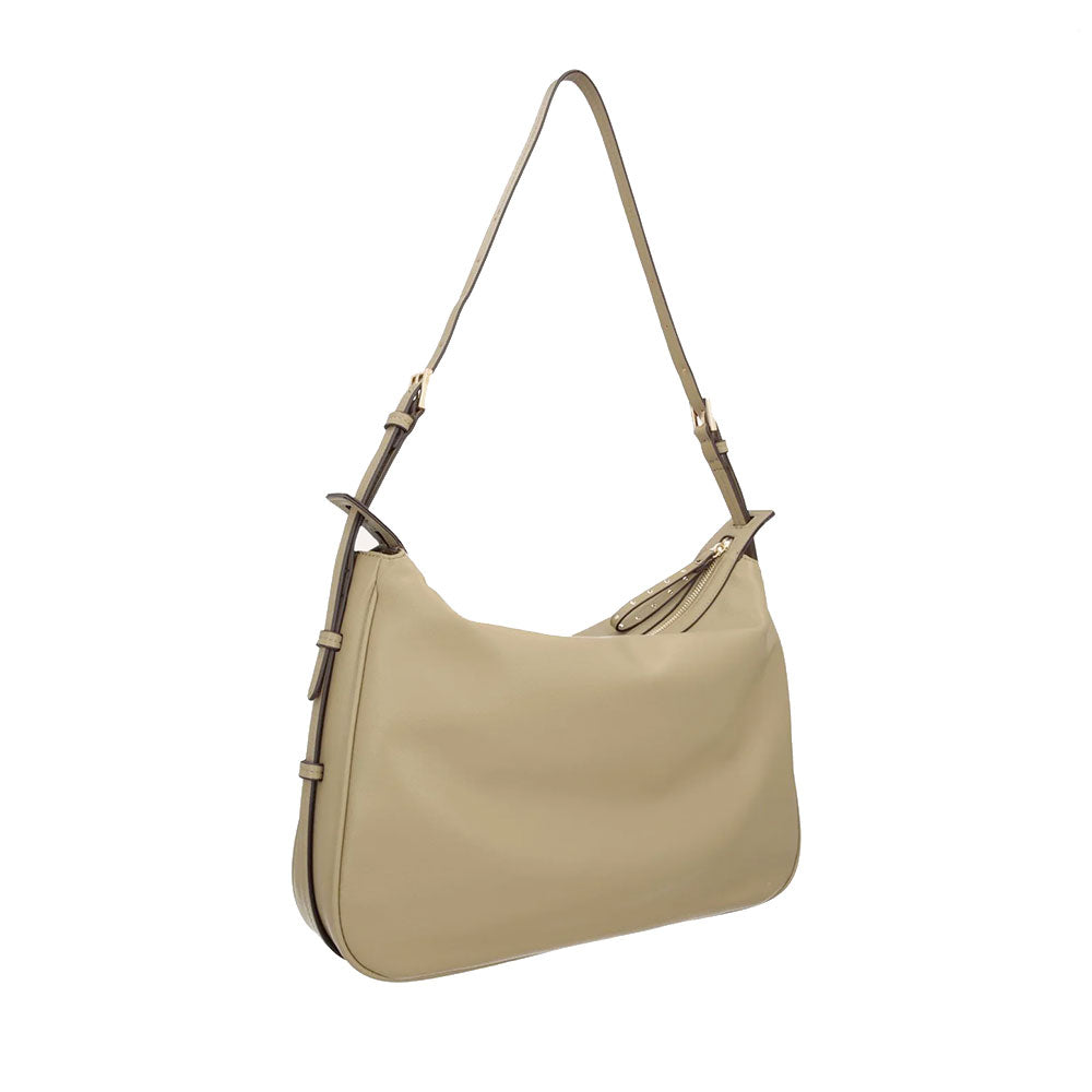 Hobo Bag Large Donna LIU JO Better stampa Bottalata color Fango