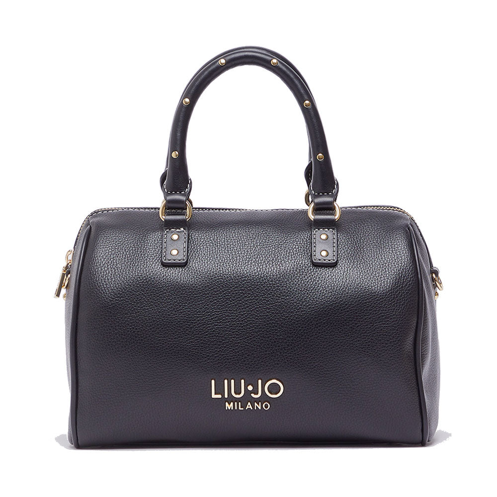 Bauletto Donna a Mano LIU JO Better effetto Bottalato Nero
