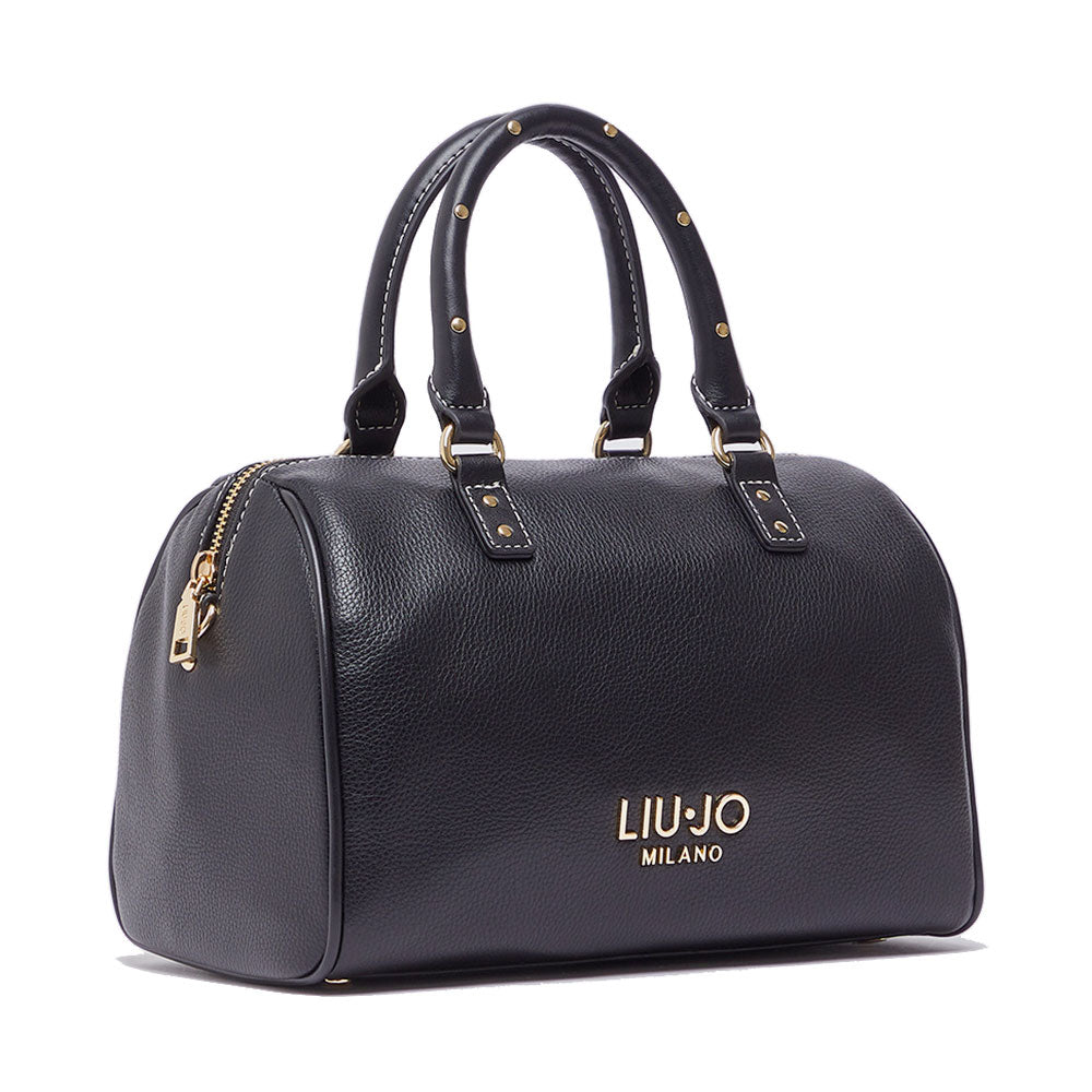 Bauletto Donna a Mano LIU JO Better effetto Bottalato Nero